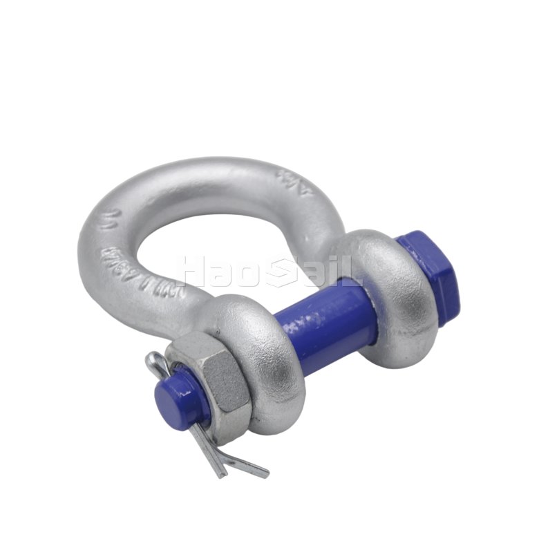 Heavy-duty forged bow shackle for lifting applications
