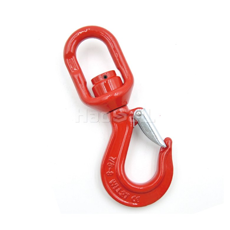G80 Swivel Hook with Latch with Bearing