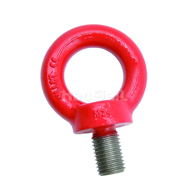 Crane lifting point using G80 eye bolt