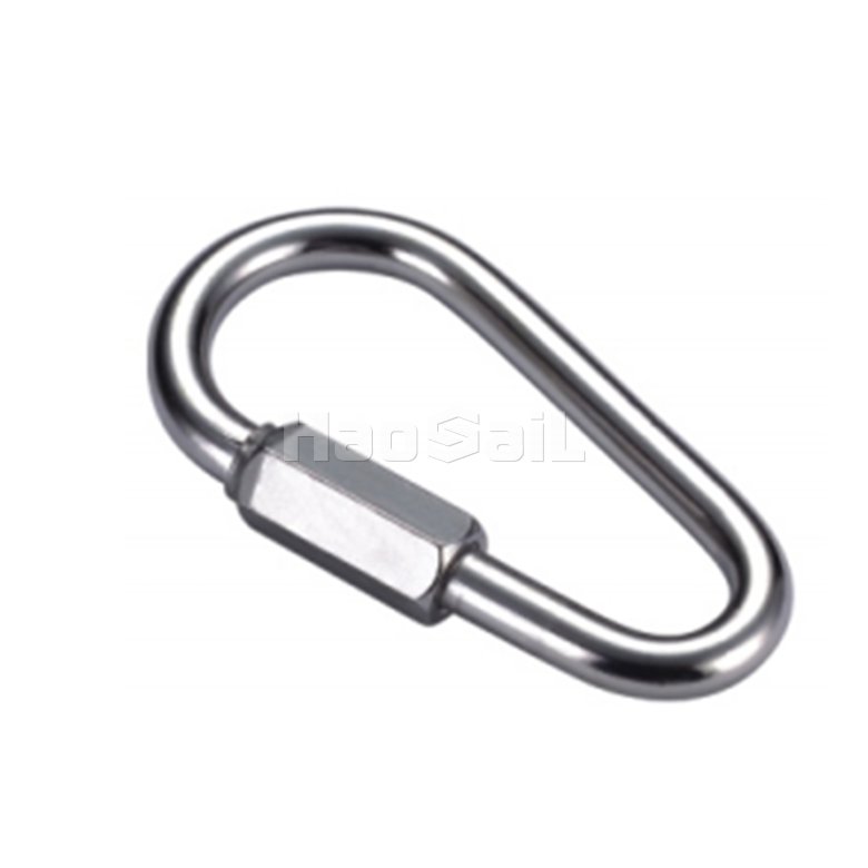 11111_0008_4.07.02  Stainless Steel Pear Shaped Quick Link