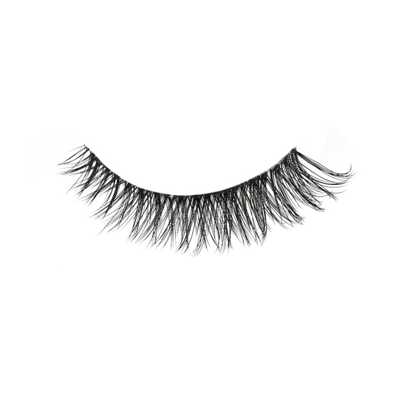 Invisible superfine band short natural lashes strip