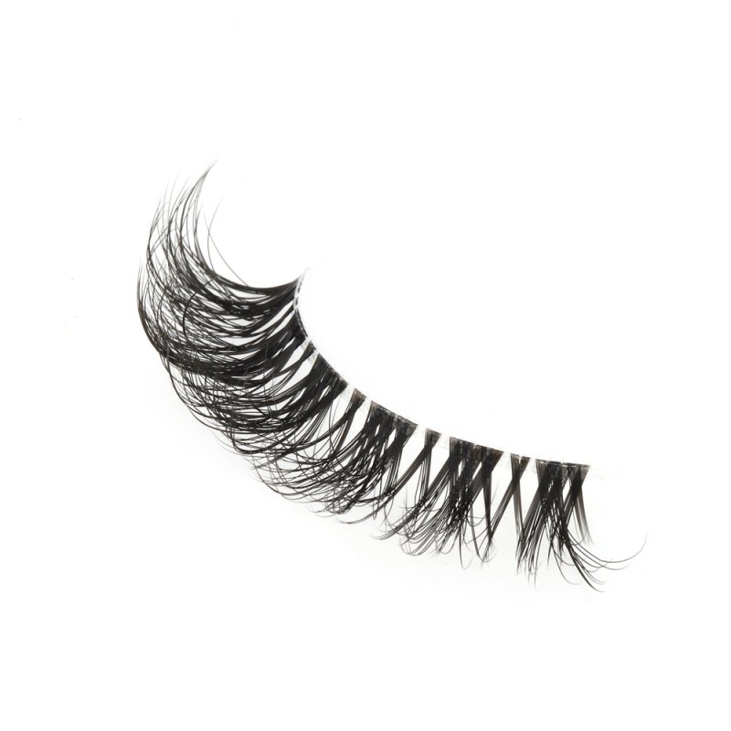 faux mink Clear band wispy thick lashes