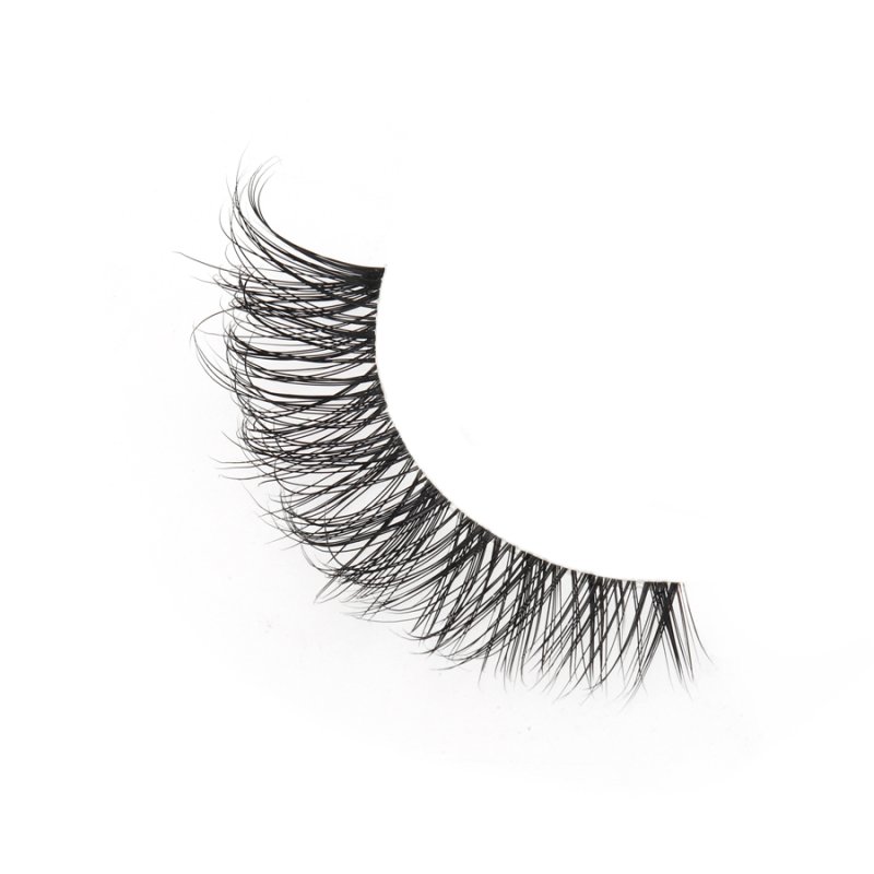 faux mink Natural Wispy Cat Eye style lashes