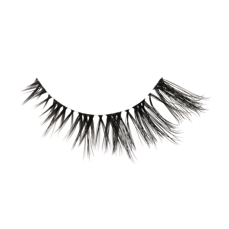 faux mink natural eyelashes cat eye style