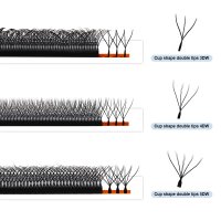 double tips 3D VS 4D VS 5D w lashes extension