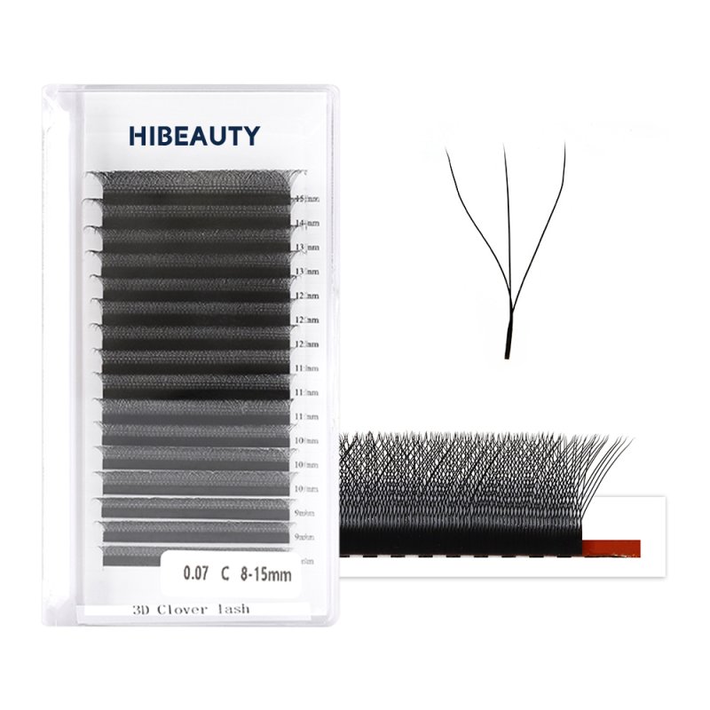 3D clover lashes extension
