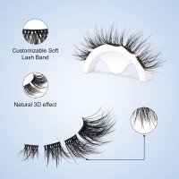 faux mink wispy segment lashes