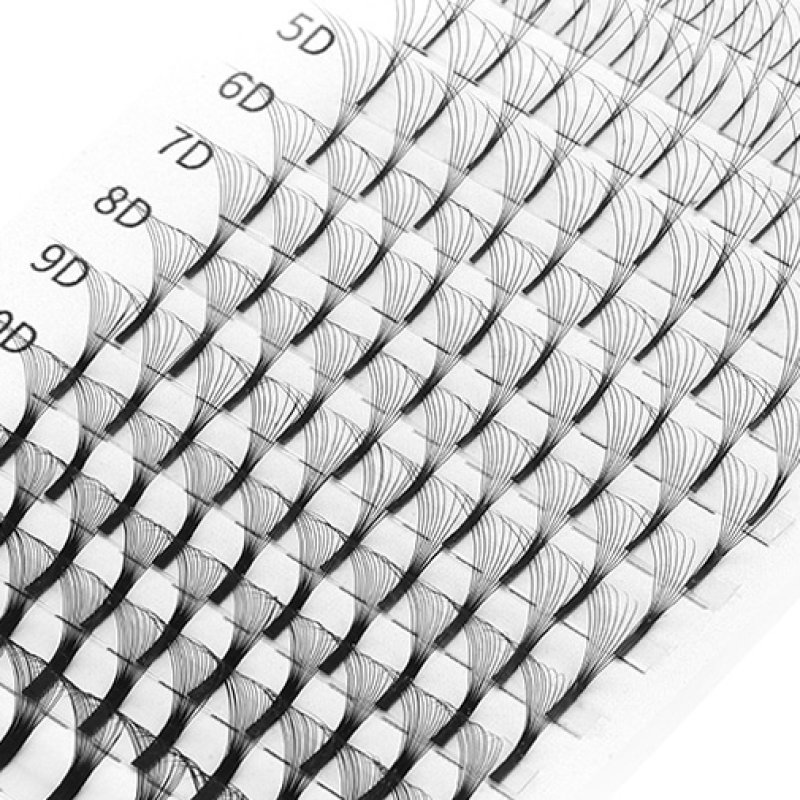 long stem premade fans