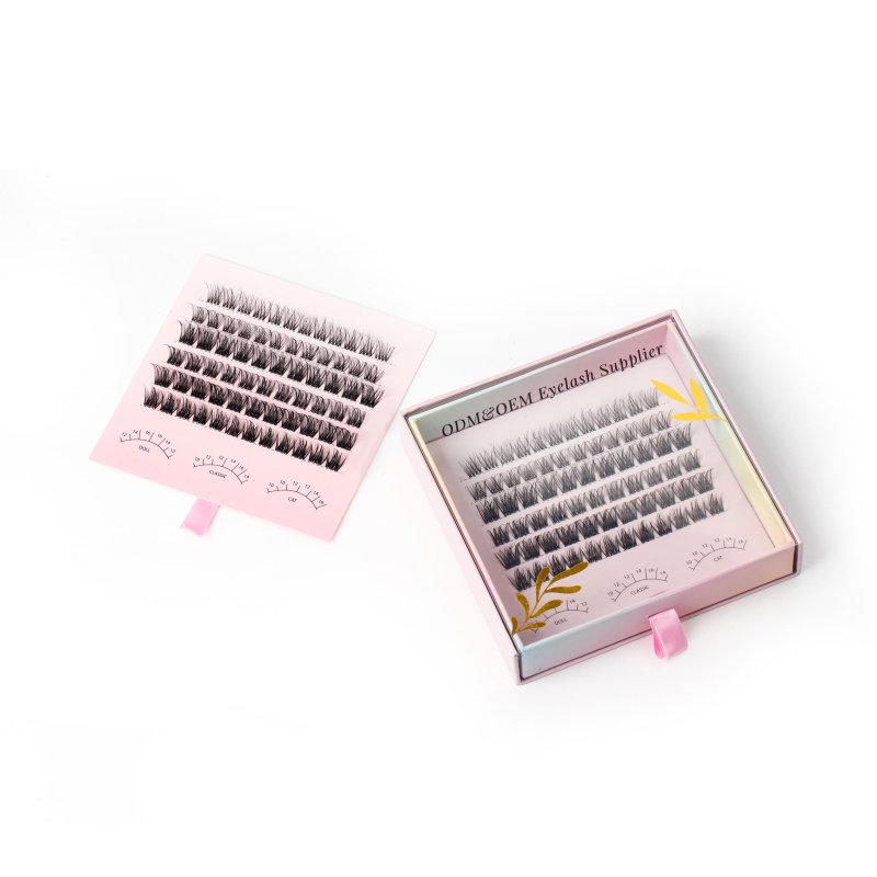 clear band lash cluster