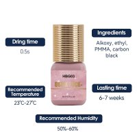 0.5s extra strong eyelash extension adhesive wholesale