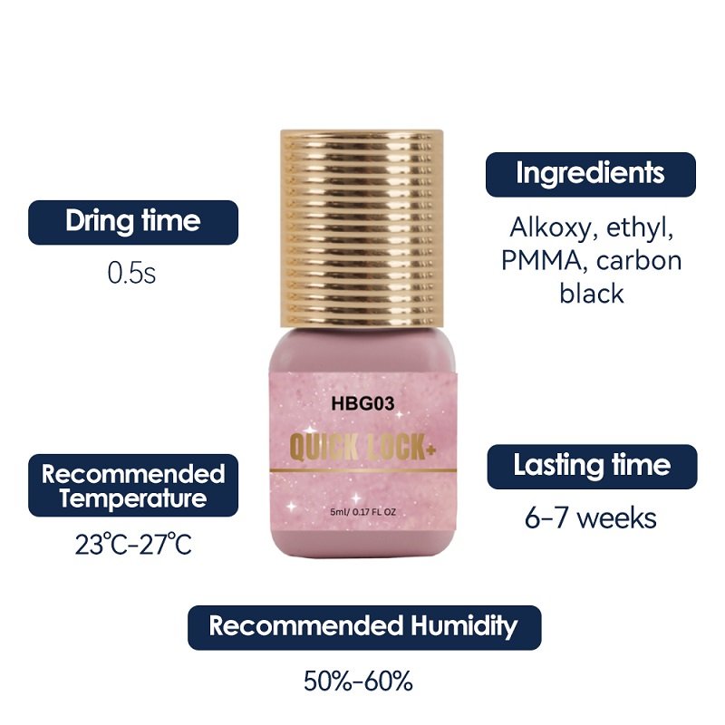 0.5s extra strong eyelash extension adhesive wholesale