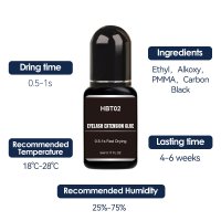 Wholesale 0.5-1s All-Climate Lash adhesive for Low Humidity