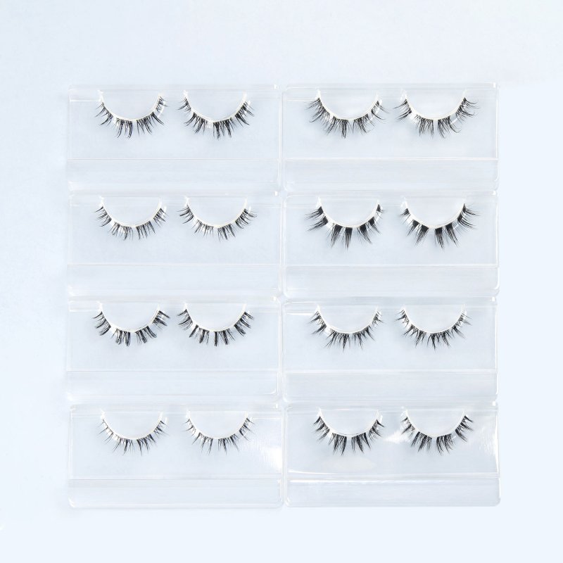 anime faux mink pre cut lashes