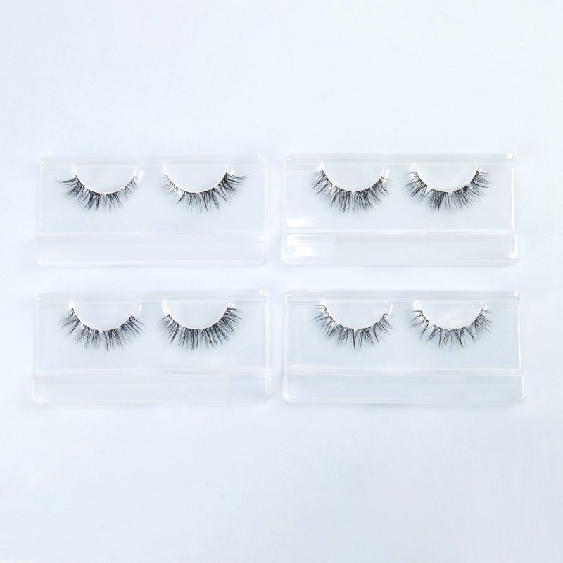 clear band segment lashes