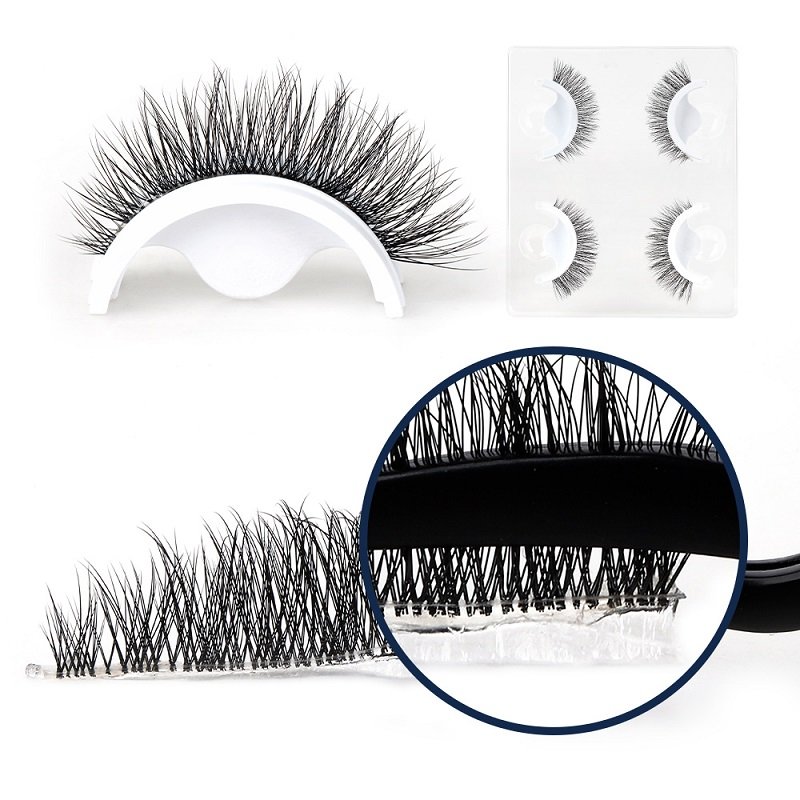 Pre Glued Lash Strip – Clear Glue Band