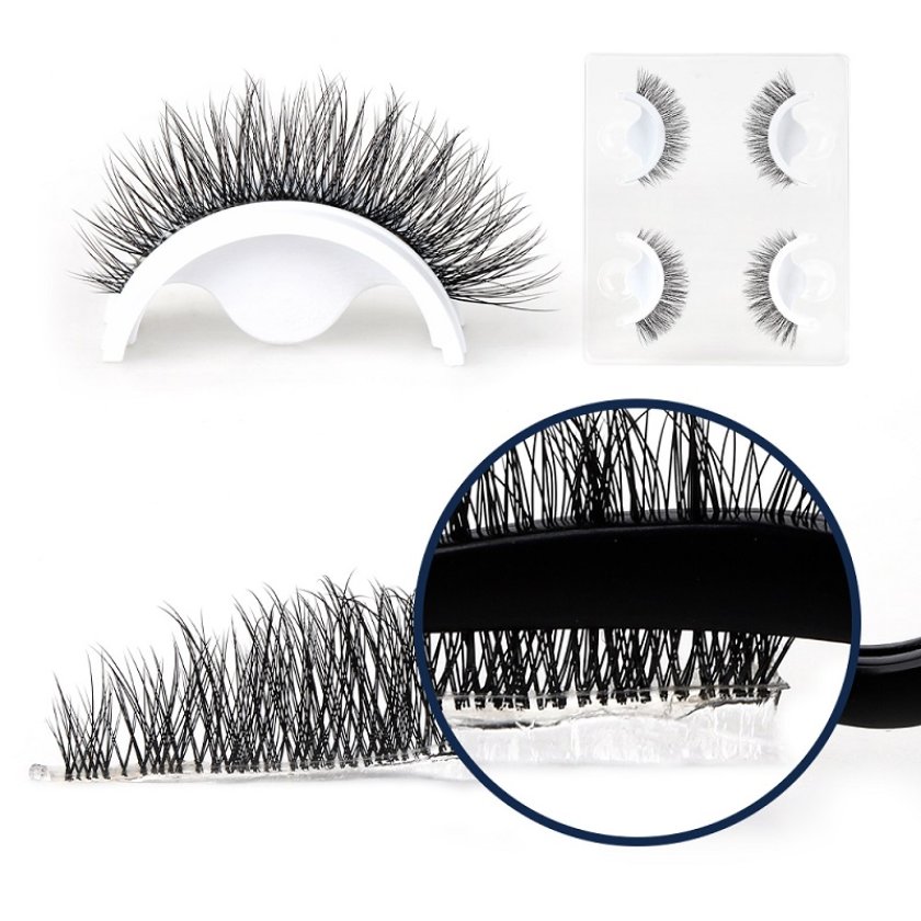Pre Glued Lash Strip – Clear Glue Band