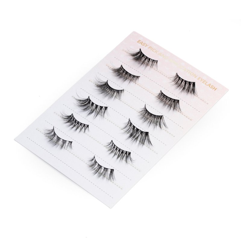 press on half lashes