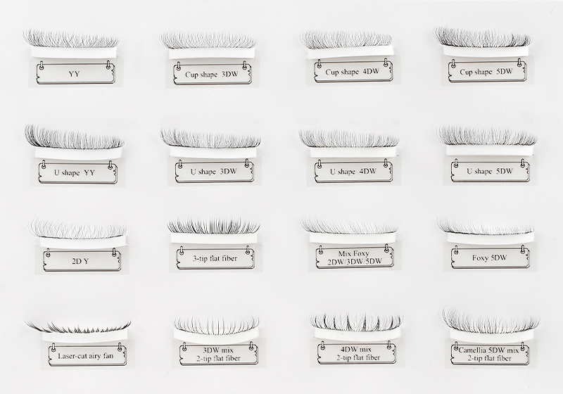 Clovers Lash Extensions Premade Fans Y, W, U lashes