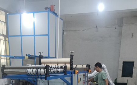 Heat shrink tube continuous expanding line