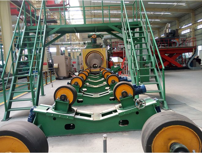 Steel pipe 3-layer PE coating line