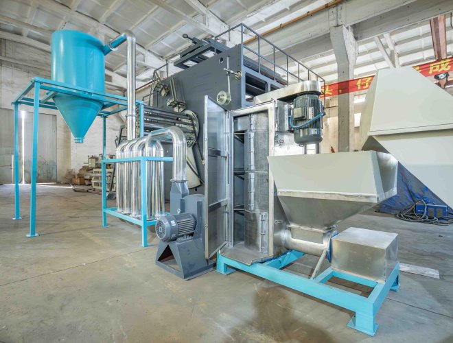 PET Flake & PP Hot Washing Recycling Production Line