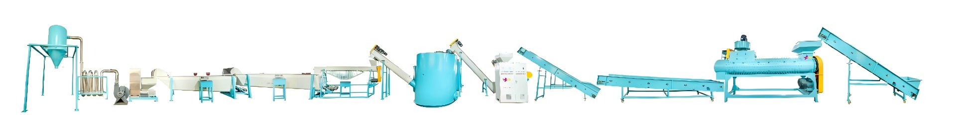 PET Flake & PP Hot Washing Recycling Production Line