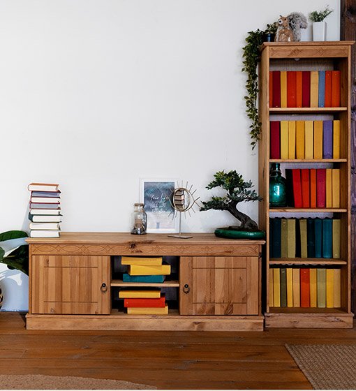 Desk and bookcase set