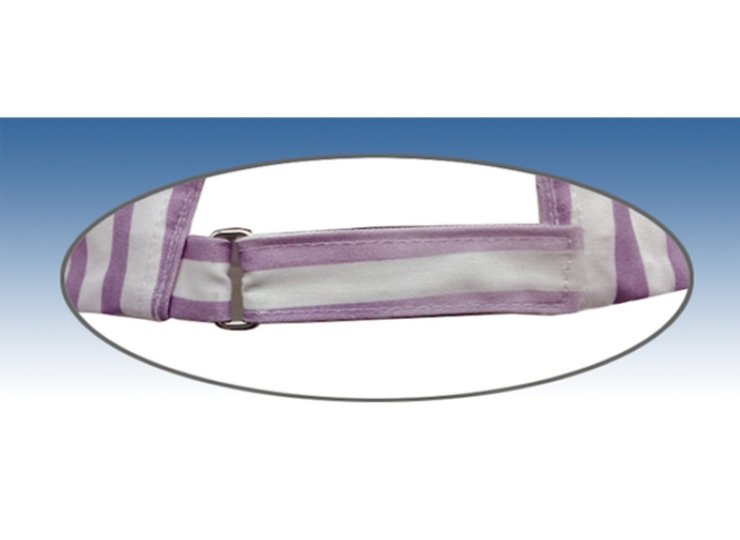 Sun visor sliding buckle metal