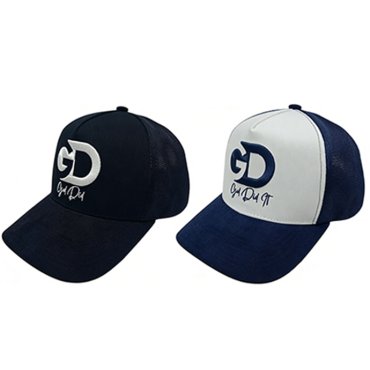 UK Market Cotton Twill Corduroy 5 Panels 3D Embroidery Sublimation Print Mesh Net Hat Trucker Cap 