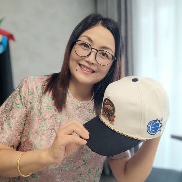 B2B 100% Cotton Twill 5 Panels 3D Embroidery Rope Cap Basketball Team Sport Cap Baseball Cap 