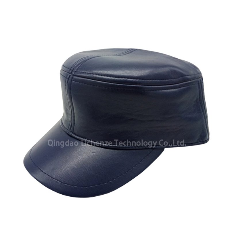 Custom OEM ODM Leather Plain Hat Tactical Cap Military Cap