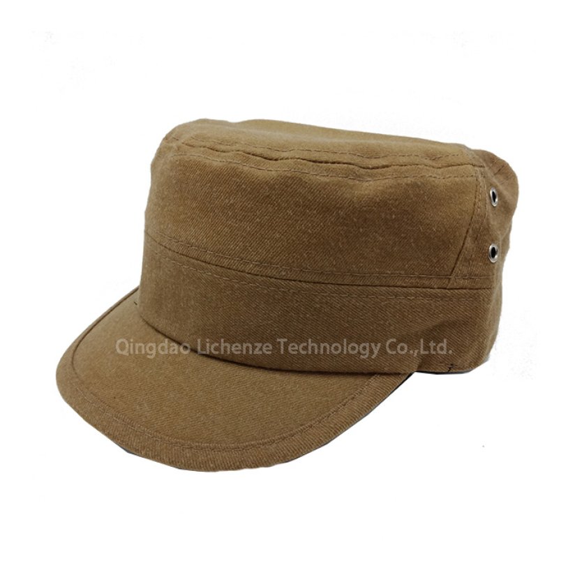 Custom Premium Outdoor Men's Flat Top Solid Baseball Caps Hunting Tactical  Summer Soldier Dad Hats Cotton Twill Military Cap
