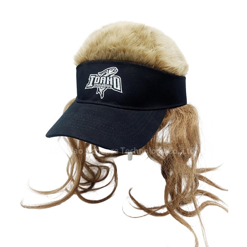 OEM ODM Outdoor UV Protection Custom Embroidery Cotton Twill Wig Cap Sun Visor Hat