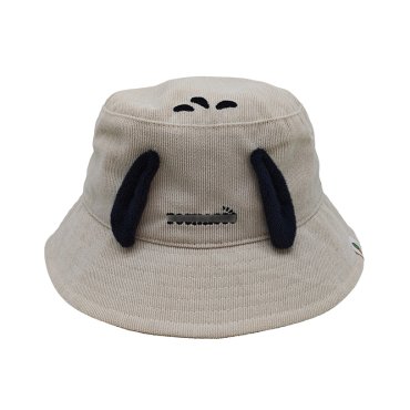 SEDEX Certificates Factory Famous Brand Corduroy Embroidery Kids Children Ear High Quality Bucket Hat