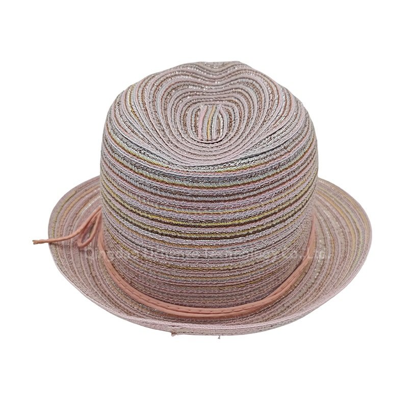 Pure Cotton Material Children's Fedora Hat Girl's Panama Hat Kids Straw Hat
