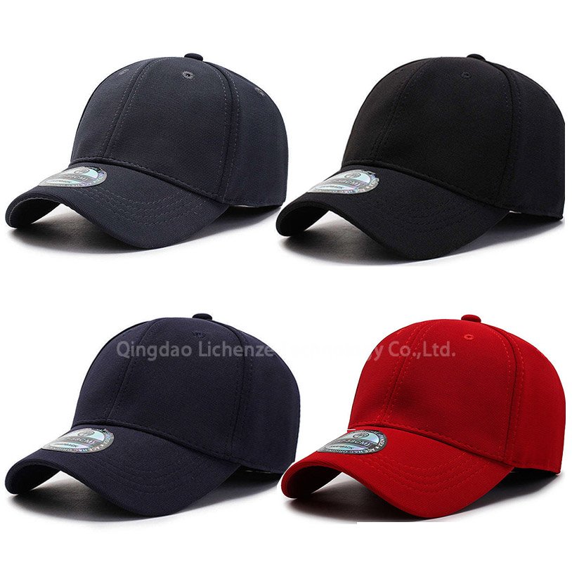 Custom Logo Galaxy Ottoman 100% Polyester Fabric 6 Panels Sport  Plain Hat Closed Back Fitted Cap