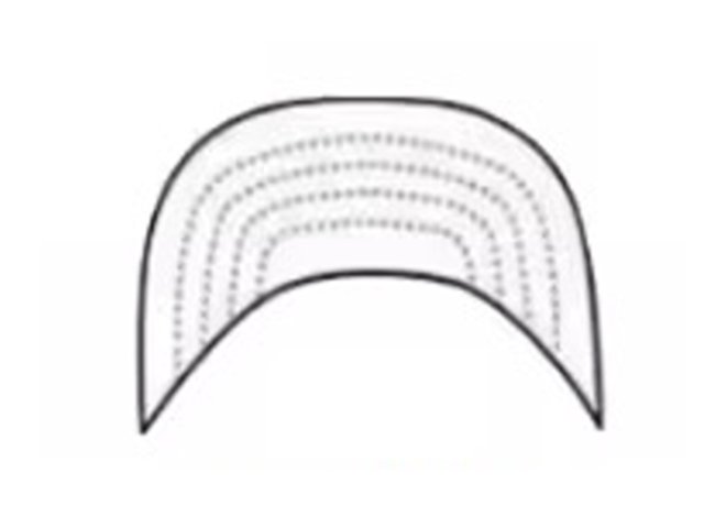 Flat Square Visor