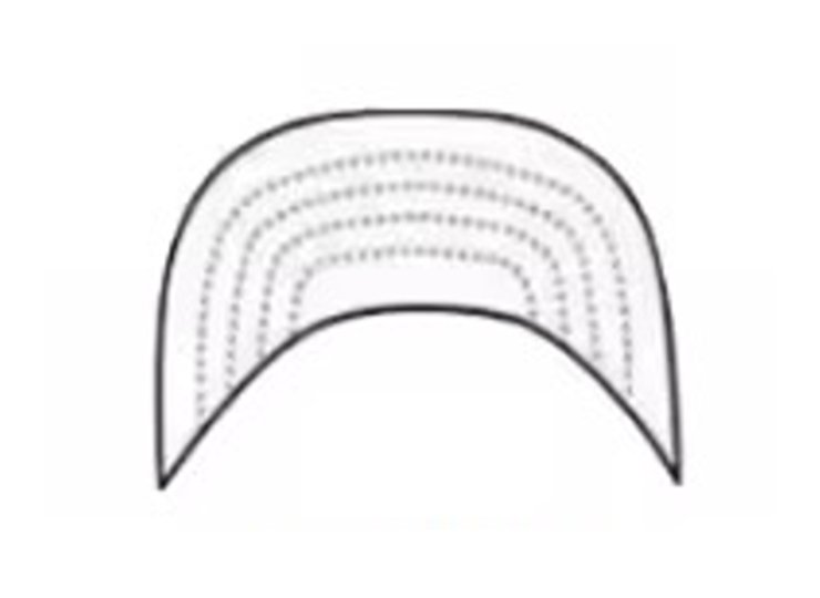Flat Square Visor