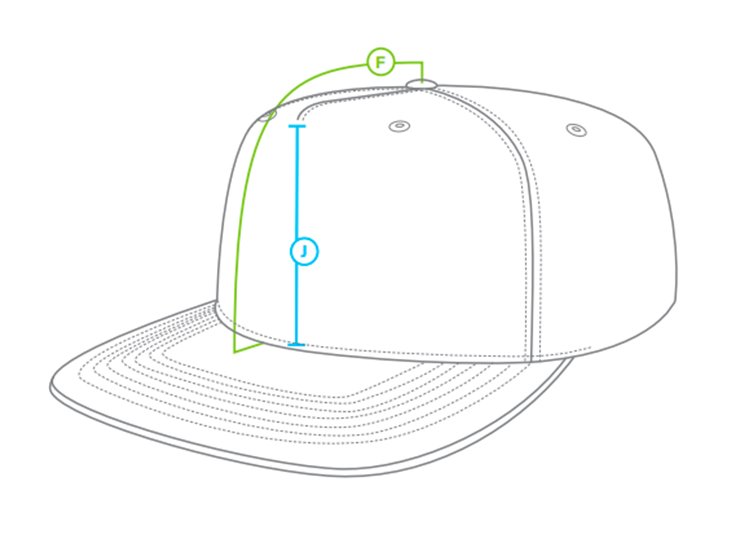 Snapback/Flat Brim Cap（5 Panels）