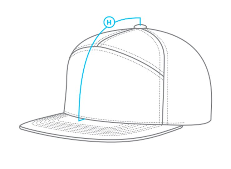 Snapback/Flat Brim Cap（7 Panels）