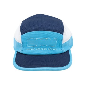 Bird Eye Polyester Fabric Soft Brim 8 Panels Rubber Print Fashion Headwear Hat Camper Cap 