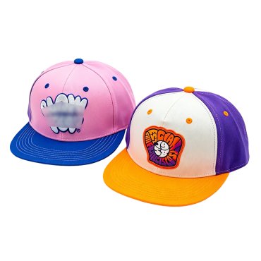B2B 100%Cotton Twill 5 Panels & 6 Panels Woven Patch 3D Embroidery Snapback&Flat Brim Cap