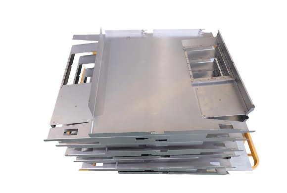 Precision sheet metal stamping for equipment panels