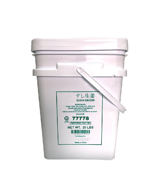 寿司用生姜（プラスチックバケツ入り）20ポンド