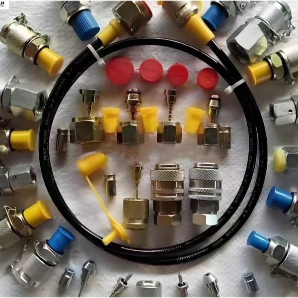 Pressure testing tube c-
