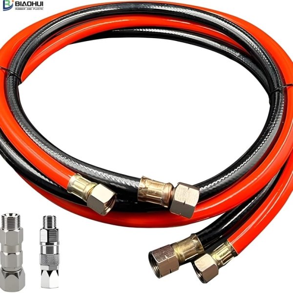 Textile braided paint spray hose 4