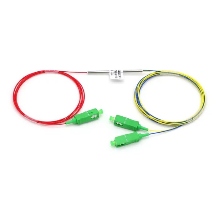 1*2 SC APC Tubo de acero FBT Acoplador divisor