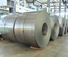 Close-up of HiB-23/100 silicon steel edge