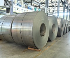 Close-up of HiB-23/95 silicon steel edge