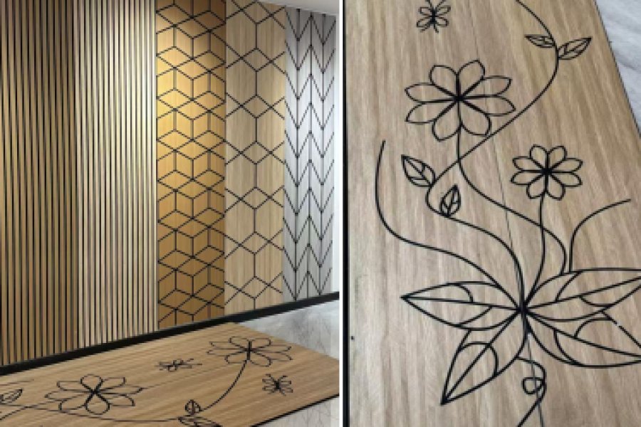 Weaving a spatial narrative: Your custom patterned color sound -absorbing panels